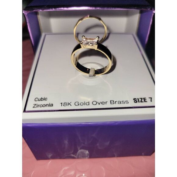 18k gold diamond ring - Picture 3 of 4